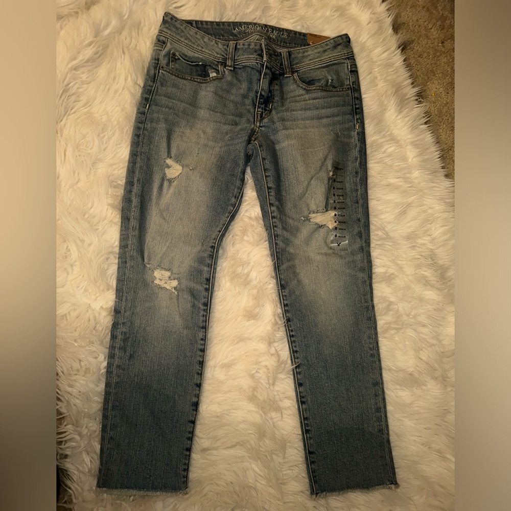 American Eagle skinny crop jeans (new) size 8 regular